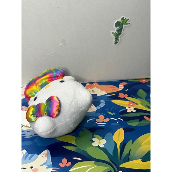 Ty Hello Kitty Rainbow Dress Beanie Buddy Plush Stuffed Animal Doll Sanrio 2013 - Picture 10 of 12